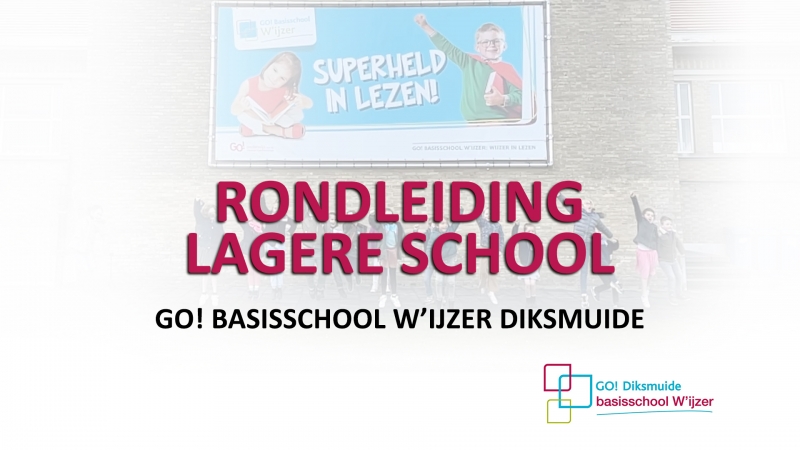 GO! basisschool W'IJzer Diksmuide: filmpje rondleiding lagere school