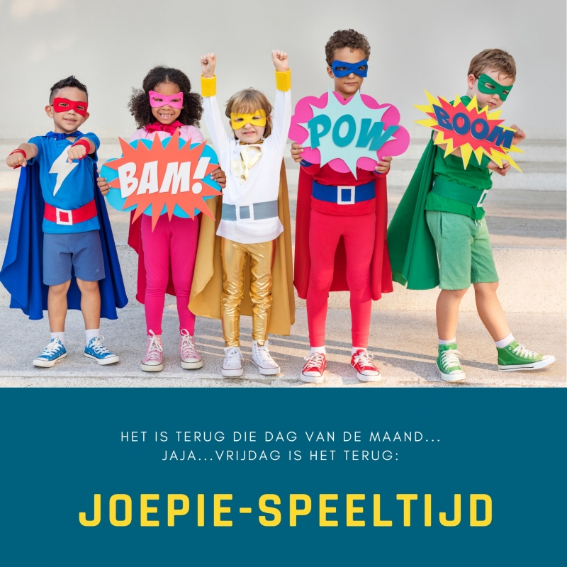 Joepiespeeltijd 29 mei 2026