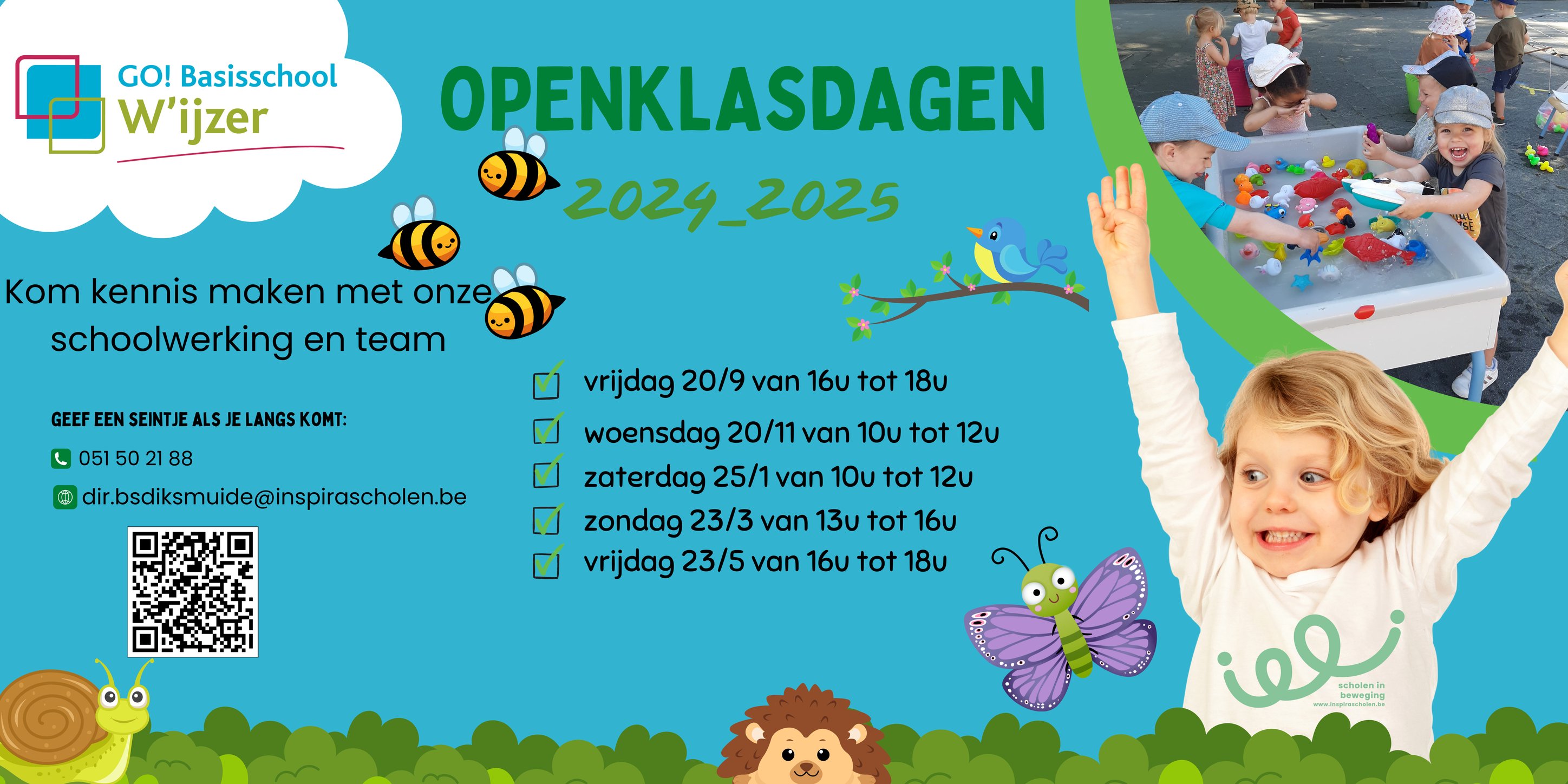 Openklasdag vrijdag 20 september 16u-18u