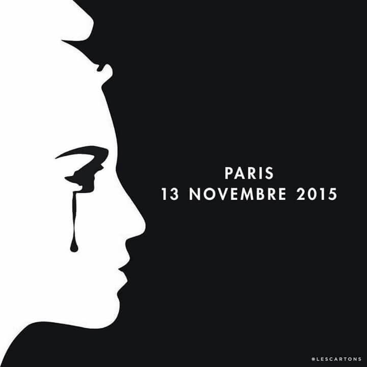 Uit respect voor de slachtoffers van afgelopen vrijdag in Parijs